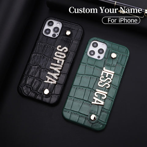 Sale! Customized Elegant Phone Case | Crocodile Leather